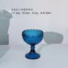 Série Azul Royal Decorações de Vitrine para Banquete Familiar Copo de Água de Grande Capacidade Excedente de Presente Taça de Sobremesa