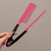 Herramienta de Rizado de Cabello en Forma de V para Uso Doméstico para Mujeres, Peine Voluminizador de Raíz, Cepillo de Peinado, Herramienta Alisadora, Accesorio para Secador de Pelo