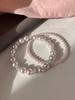 2026 Nueva Pulsera de Perlas Rose Pearl con Diseño de Palomitas de Maíz, Lujo Ligero, Gama Alta, Joyería de Pulsera de Perlas Moderna y Versátil