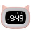 Reloj despertador LED de dibujos animados para niños, reloj electrónico inteligente creativo especial para estudiantes, reloj luminoso para dormitorio, venta al por mayor