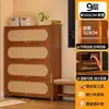 Armário de Sapatos Entrada de Casa Sapateira Armário de Armazenamento Espaço de Parede Integrado Economizador de Espaço Interno Dormitório Grande Capacidade Armário à Prova de Poeira