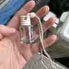 Frasco de Perfume com Tampa de Madeira, Frasco Vazio, Frasco Vazio de Vidro para Reabastecimento de Óleo Essencial de Perfume de Alta Qualidade, Frasco de Perfume para Pendurar no Interior do Carro, Feito Sob Medida