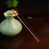 Horquilla Hanfu Antigua Aleación Semi-acabada para el Cabello Joyería Hecha a Mano DIY Colgante de Calabaza Linterna de Loto Accesorios para el Peinado