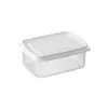 Contenedor de plástico sellado en forma de T para almacenamiento de alimentos, refrigerador, conservación de frescura, calentamiento en microondas, lonchera, caja de almacenamiento de alimentos, fabricante de cajas selladas