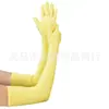 Accesorios para Mujer de los Años 1920 Spandex Satén Flocado Guantes de Charol Accesorios de Disfraz para Fiesta de Baile Transfronteriza en Stock