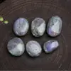 Labradorita Roxa Natural para Manuseio, Espécime de Pedra Bruta de Labradorita Polida, Ornamento de Pedra Difusora de Aroma de Cristal