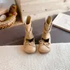Botines de Cuero con Lazo para Niñas 2026 Nuevo Estilo Otoño/Invierno Zapatos de Princesa de Suela Suave para Niñas Pequeñas Botas Versátiles de Moda para Niños