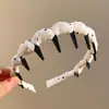 Diadema Melard pequeña estilo Chanel de copa alta para mujer, diadema elegante retro para uso diario que hace que la cara se vea más pequeña, accesorio para el cabello