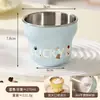 Taza Mini Portátil de Acero Inoxidable 304, Taza de Café de Dibujos Animados Linda de la Suerte, Taza para Beber Doméstica