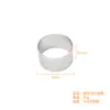 Anillo Redondo para Tarta de Frutas 304, Altura 3.5cm, Anillo para Mousse con Agujeros, Molde para Galletas y Tartaletas de Huevo, Herramientas para Hornear