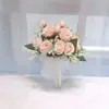 113 Ángel Eterno Sosteniendo Flores Novia Boda Certificado de Boda Ramo de Simulación Vestido de Novia Accesorios para Fotos Sosteniendo