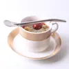Pajita de Acero Inoxidable Transfronteriza 304 Filtro para Café Té con Leche Cuchara Mezcladora Cuchara para Mate Té Grado Alimenticio