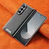 Adecuado para funda de teléfono Samsung Z Fold 8 Ultra, funda tipo libro con cierre magnético, diseño plegable, resistente a caídas, funda de cuero de color sólido