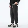 Pantalones de Chándal de Pana de Moda Otoñales para Hombre, Pantalones Jogger Cálidos de Corte Holgado, Pantalones Deportivos Casuales, Pantalones de Retazos para Hombre