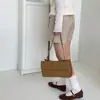 Bolso de Mano Estilo Coreano Retro Bolso de Hombro para Viajes de Negocios para Mujer Gran Capacidad Modelo Nuevo 2025 Bolso de Hombro Simple Casual Bolso Cuadrado Pequeño