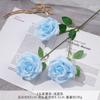 3 Nuevos Ramilletes Redondos de Rosas Artificiales Falsas, Flores de Seda, Flores Artificiales de Plástico, Decoraciones de Alta Gama para Sala de Estar, Productos de Arte Floral para Bodas