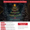 Decorações de Natal Adesivos de Janela Adesivos Eletrostáticos Montagem de Cena Adesivos para Porta de Vidro Árvore de Natal na Janela Adesivos de Janela Amazon