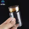 Em Estoque 100ml Mel Transparente Selado Pote Plástico Boca Larga Garrafa Redonda Embalagem Garrafa 120ml Garrafa Selada para Comprimidos