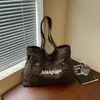 Bolsa de Tela con Estampado de Leopardo Retro para Mujer, Bolso de Hombro de Gran Capacidad, Estilo Perezoso, Versátil para el Trabajo, Nuevo Estilo Otoño/Invierno 2026