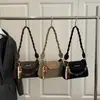 Bolso Pequeño Texturizado Mate de Comercio Exterior para Mujer 2025 Nuevo Bolso de Hombro Otoño e Invierno Bolso de Mano Versátil Moda Casual Bolso de Axila