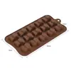 Molde de Silicone para Chocolate Desenho Animado Multiestilo Transfronteiriço Números e Letras Molde de Assar DIY Molde para Fudge Cubo de Gelo