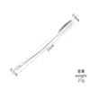 Herramienta para comer cangrejos de acero inoxidable 18/10 engrosado, cuchara para cangrejos doméstica con mango largo, pinza para cangrejos, cuchara con pinza de cangrejo de acero inoxidable 304
