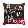 Funda de almohada para el Día de San Valentín Amazon Comercio exterior Transfronteriza Imitación de lino Decoración de boda para el Día de San Valentín Funda de cojín Funda de almohada de amor