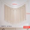 Tapeçaria feita à mão, cortina de porta, borla, tapeçaria, cortina de fundo de casamento, decoração de parede boêmia, ornamentos pendurados