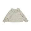 Wulibu YiConjunto de Primavera y Otoño para Niños con Vestido Floral de Conejito, Camisa de Cuello de Muñeca y Tirantes