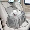 Transportadora de mascotas portátil y transpirable para gatos y perros pequeños, adecuada para viajes al aire libre y uso en automóvil