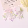 Caramelo de Dopamina Colorido Borla Agrupación de Flores con Cuentas DIY Pendientes Dulces y Lindos Accesorios para el Cabello Accesorios de Flor para Zapatos