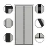 Cortina de Porta Mosquiteira Magnética Popular para Comércio Exterior, Especialmente Projetada para Uso Doméstico, Autoadesiva Sem Furos, Respirável, Cortina de Porta Divisória à Prova de Mosquitos