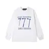 Melancolía Rico Segunda Generación Erd Boceto Graffiti Transfronterizo Nueva Moda Urbana Marca Casual Holgada Camiseta de Manga Larga con Estampado para Otoño