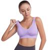 Sujetador Deportivo Sujetador Deportivo de Yoga con Abertura Malla Agujeros Transpirables Talla Grande Sin Aro de Acero Chaleco Sujetador Deportivo para Mujer
