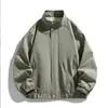 Chaqueta Deportiva Holgada con Cuello Alto para Hombre, Chaqueta Casual de Primavera y Otoño, Resistente al Viento, Versátil, Moderna, Chaqueta Unisex