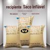 Saco inflável do recipiente engrossado saco de papel de embalagem saco de enchimento buffer recipiente lacuna anti-invertida airbag saco plástico de bolhas resistente à pressão
