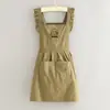 Delantal de princesa impermeable estilo coreano, delantal de cocina fino de verano para uso doméstico, ropa de trabajo para mujer para comedor y oficina con texto impreso