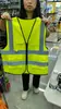 Chaleco Reflectante Sitio de Construcción Construcción Seguridad Vial Ropa de Trabajo Multibolsillos Impreso Chaleco de Seguridad Reflectante