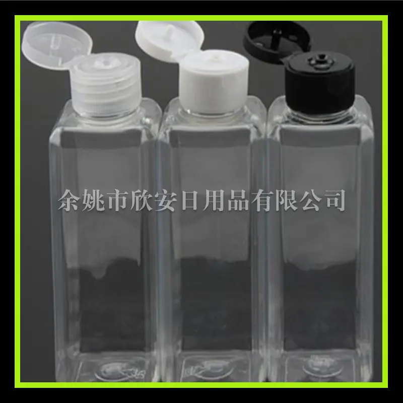 100ml 方形pet + 翻盖20mm