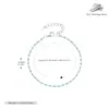 Pulseira de Prata Esterlina S925 Mais Vendida Transfronteiriça com Artesanato Personalizado em Resina Colorida, Joia de Prata Versátil e de Nicho de Alta Qualidade