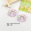 Corte de Lentejuelas de Alta Transparencia Dibujo Animado de Animal Pequeño Accesorios Europeos de Resina Accesorios Hechos a Mano DIY Pasador Cuerda para el Cabello Hebilla de Zapato Accesorios Accesorios