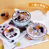 Bolinhas Coloridas de Batata Doce Roxa, Gelatina de Erva Comestível, Sagu, Chá de Leite de Sobremesa Caseira, Mistura de Frutas, Ingredientes Especiais para Lojas de Chá de Leite Comerciais