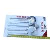 Tienda departamental de cocina de fábrica juego de 5 piezas de cuchara y tenedor combinación de cuchara y tenedor tarjeta de succión 4 cucharas 1 tenedor conjunto combinado