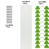 Postes de Soporte Curvos para Invernaderos Transfronterizos, Soportes Pequeños de Arco para Cobertizos de Hortalizas, Postes Sólidos de Fibra de Vidrio, Soportes de Arco para Cobertizos de Fibra de Vidrio