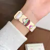 Pulseira de Silicone Magnética com Três Contas Desenho Animado Adequada para Xiaomi Mi Band 10/9/8 Geração Universal