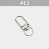 Hebilla de Puerta Giratoria Pintada de Colores Colgante de Joyería DIY Llavero de Metal para Equipaje Accesorio para Muñeca Venta al por Mayor