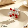 Flores como brocado ramo broche de perlas prendedor de solapa prendedor de hebilla de alta gama broche anti-exposición hebilla para pañuelo de seda