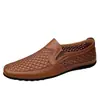 Zapatos casuales de verano para hombre de corte bajo, zapatos casuales de cuero transpirables, comercio exterior, talla grande, para hombre, con aire acondicionado, para exteriores, planos