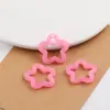 Jelly Color Dopamina Estrela de Cinco Pontas Vazada Pingente Acessórios para Joias DIY Chaveiro Decoração de Contas Materiais Acessórios