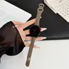 Correa de cuero genuino de ajuste delgado adecuada para Apple Watch 9 10 S11, Huawei GT6, Fit5, pulsera Xiaomi Slim Waist